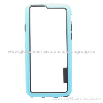 TPU + PC Bumper for iPhone 6, Double-color, OEM and ODM Orders Welcomed